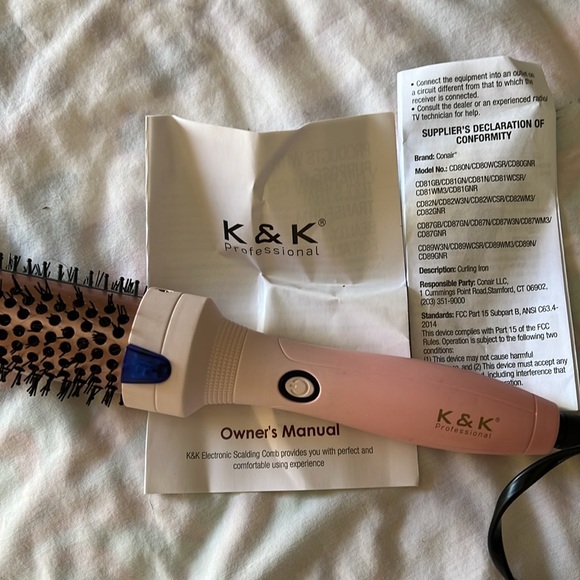 K&K professional curling iron - Picture 2 of 3